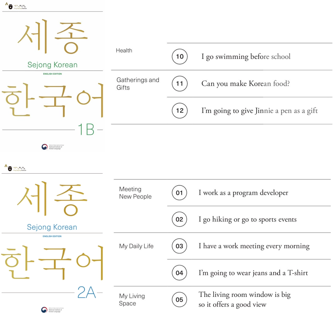 Sejong Korean Textbook